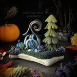 Large Sparkle Pumpkin Cottage E
