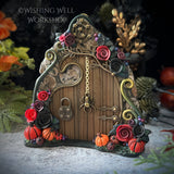 Halloween Spider Fairy Door
