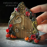 Halloween Spider Fairy Door