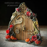 Halloween Spider Fairy Door