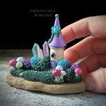 Crystal Tower B (Purple & Teal)