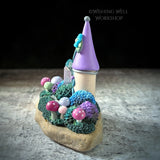 Crystal Tower B (Purple & Teal)