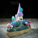 Crystal Tower B (Purple & Teal)